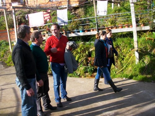 Presidente do Rotary Club de Arouca com a equipa técnica